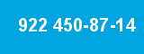922 450-87-14